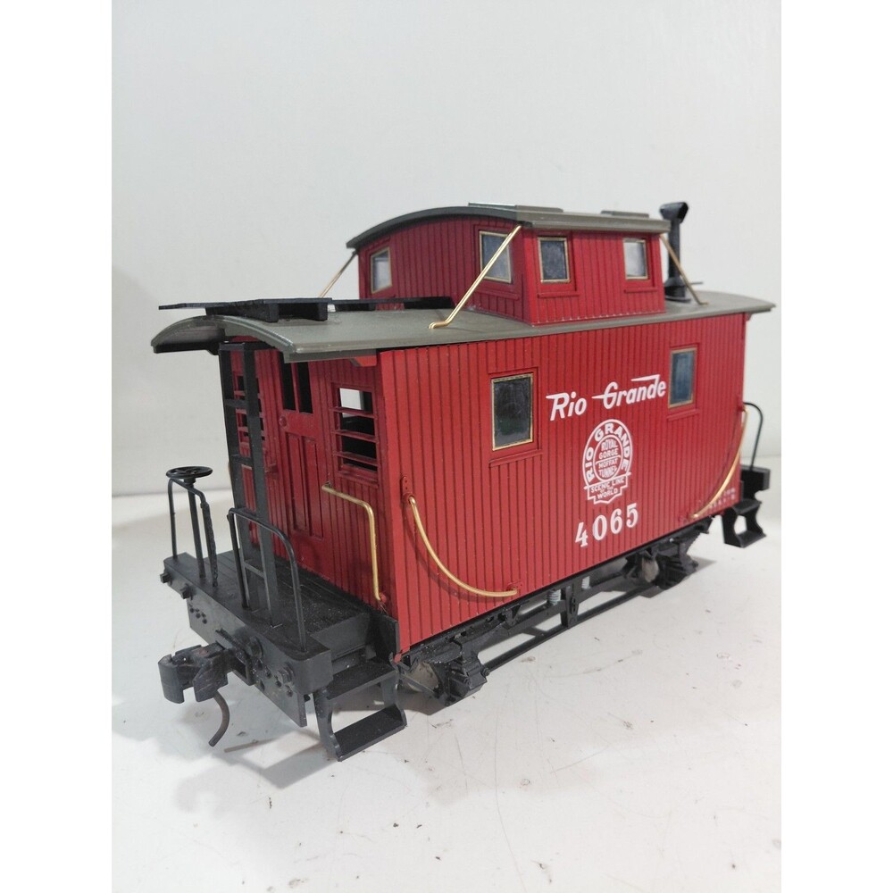 LGB 4065 G Gauge Model Railroad Rio Grande Scenic Line Bopper Caboose w/ Knuckle